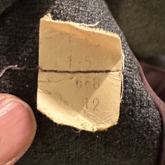 Betty Rose vintage Blazer Jacket Gray Embellished Woven Wool 1960 6 8 - Picture 13 of 14